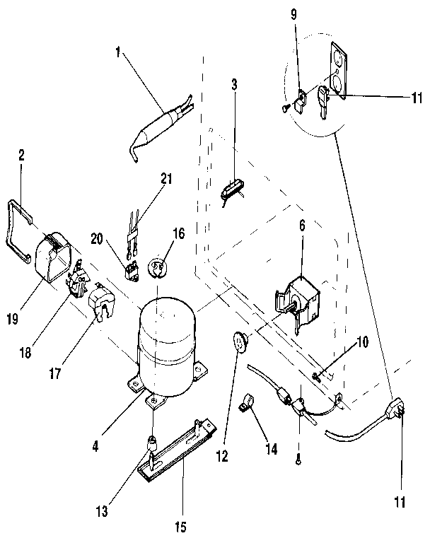 Kenmore 2539103283 unit diagram