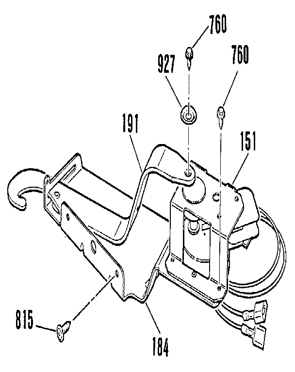Kenmore 9114832990 lock section diagram