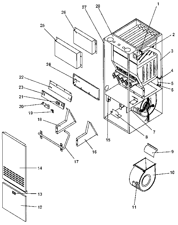 Sears 867769446 non-functional replacement parts diagram