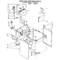 Kenmore 11084419110 rear and side panel diagram