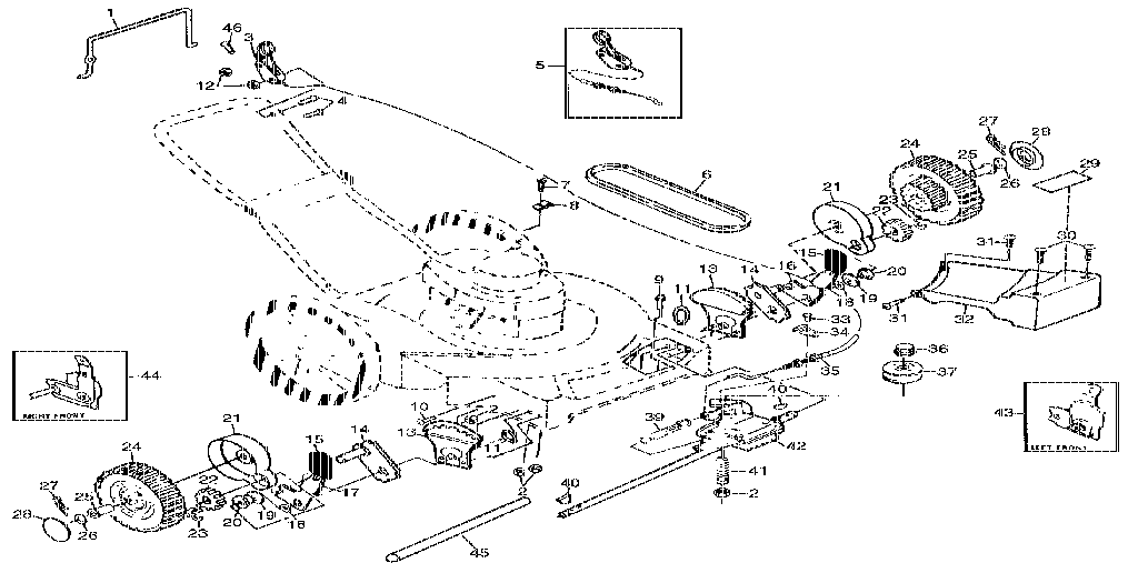 Craftsman 917378631 drive assembly diagram