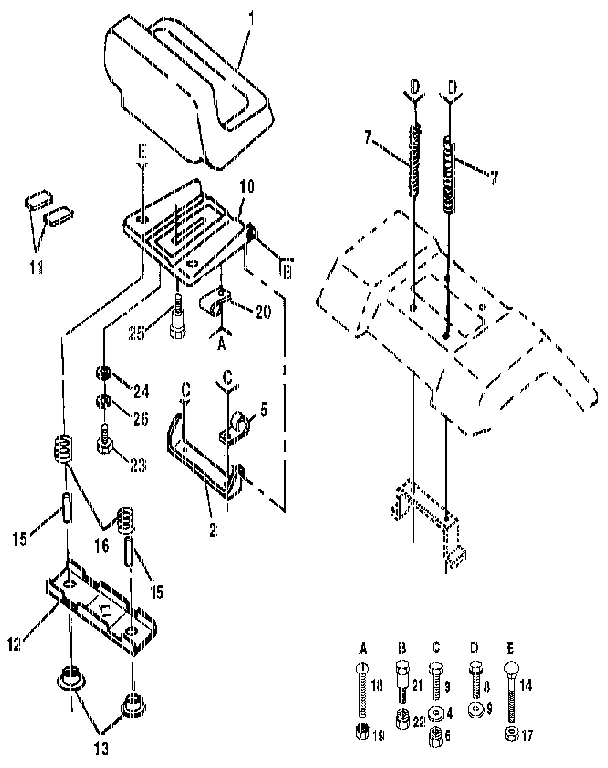 Craftsman 917254532 seat assembly diagram