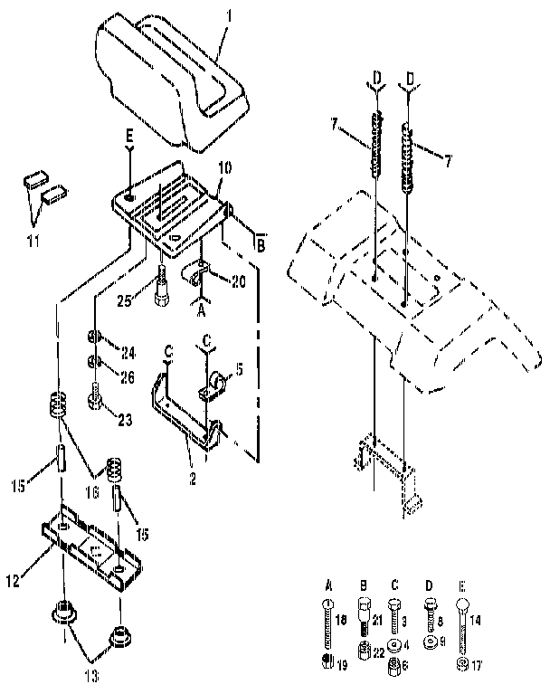 Craftsman 917255522 seat assembly diagram