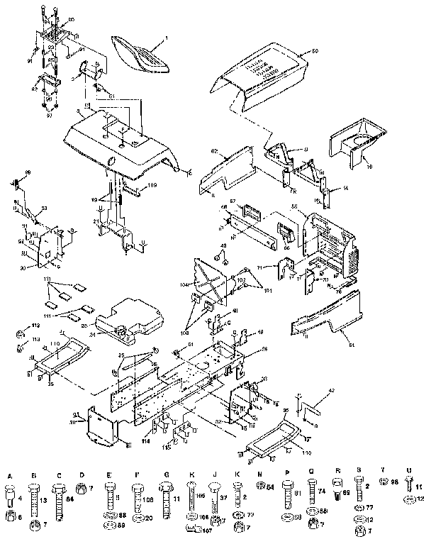 Craftsman 917258491 chassis and enclosures diagram