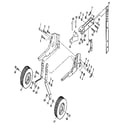 Craftsman 917298850 wheel and depth stake assembly diagram