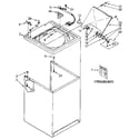 Kenmore 11092274100 top and cabinet diagram