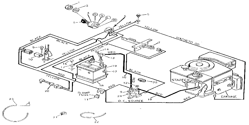 Craftsman 502255011 wiring system diagram