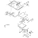 Kenmore 3627351592 burner section diagram
