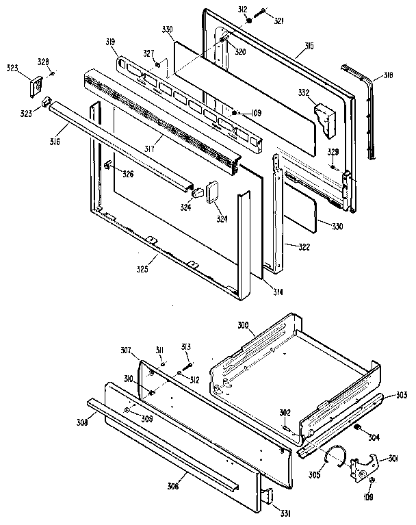 Kenmore 3626121891 door diagram