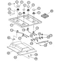 Caloric RSS358ULGCO sealed burner diagram
