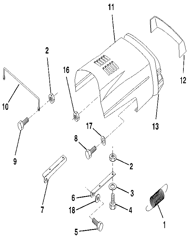 Craftsman 917256850 hood diagram