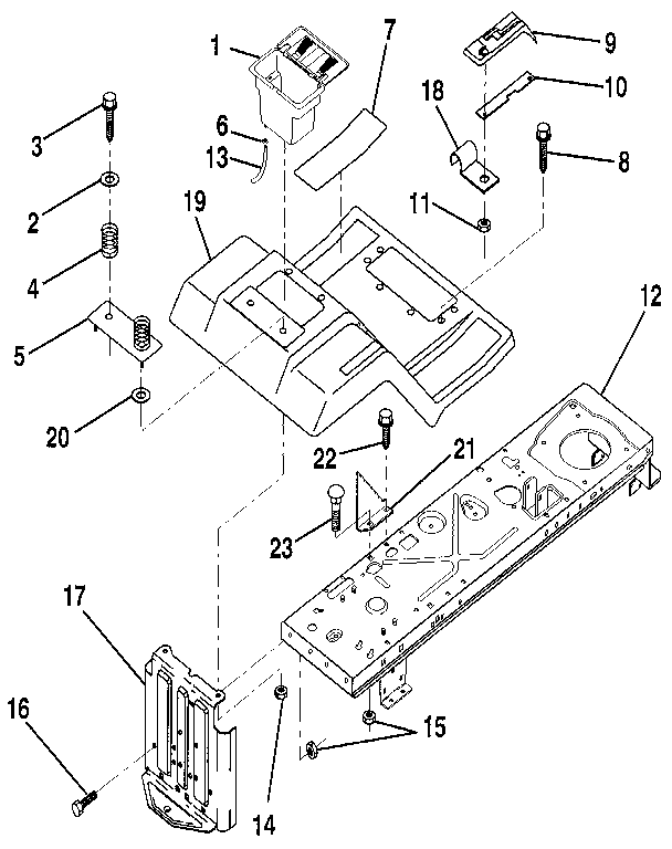 Craftsman 917256850 fender/chassis diagram