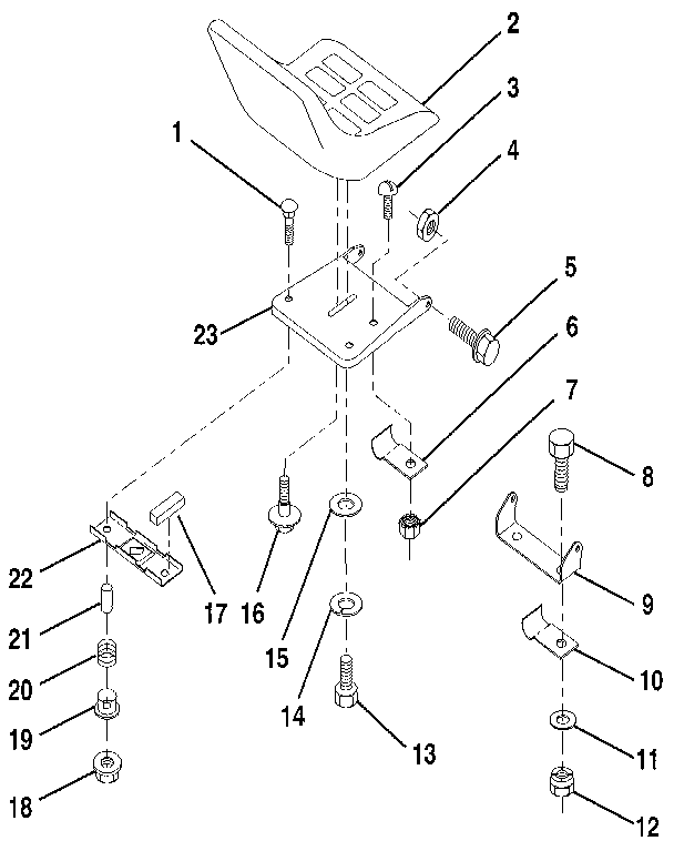 Craftsman 917256850 seat diagram