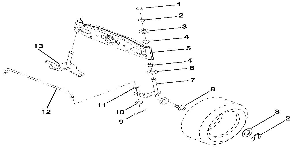 Craftsman 917256850 front axle diagram