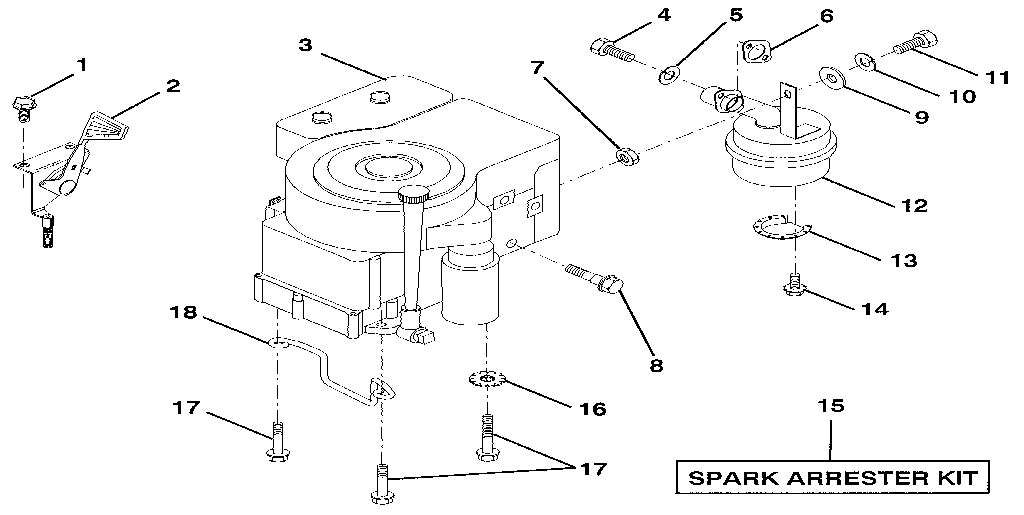 Craftsman 917256850 engine/throttle diagram