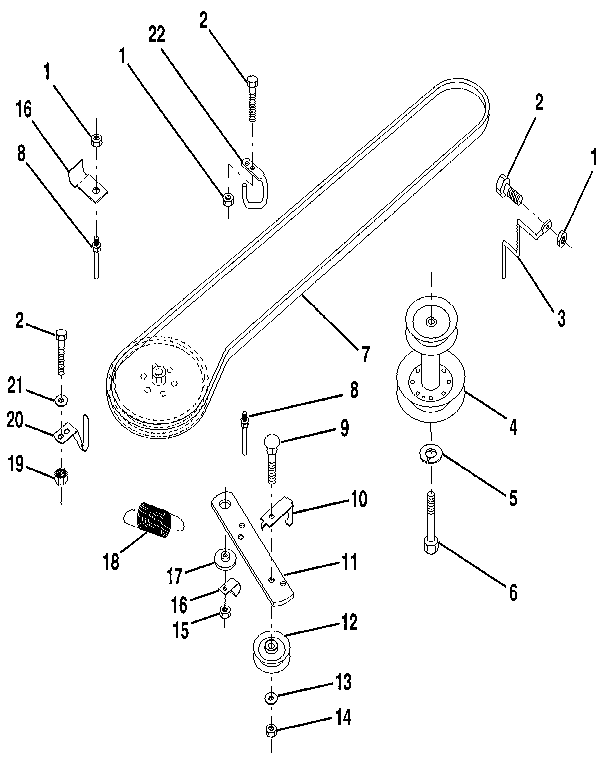 Craftsman 917256850 ground drive diagram