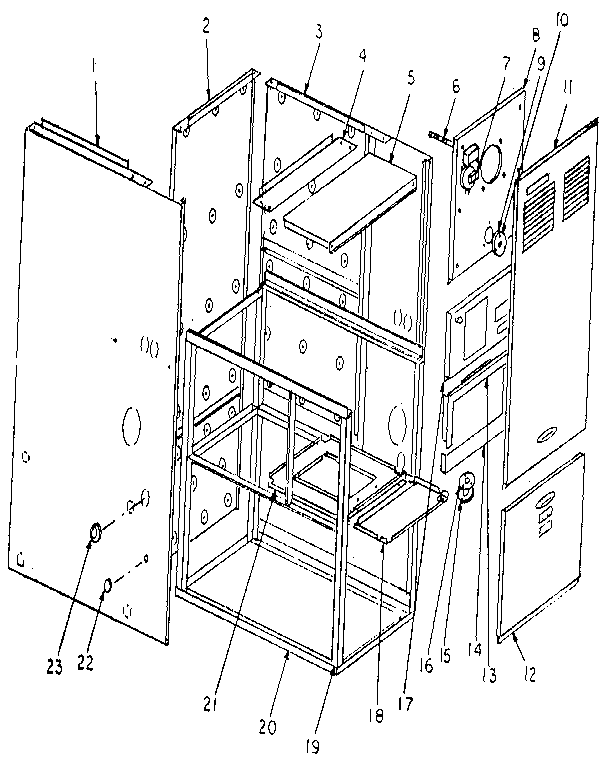 Yukon M-99-70 casing assembly (rm10400) diagram