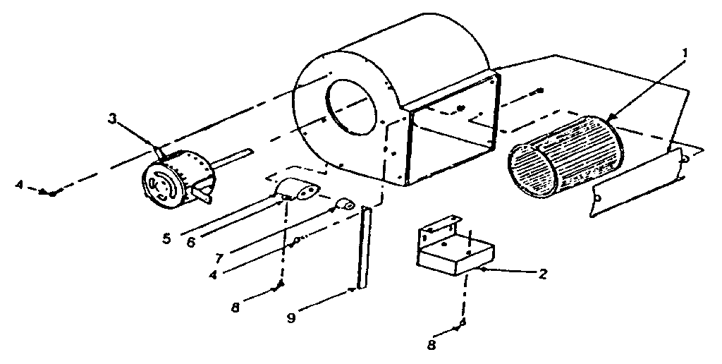 Yukon M-99-70 blower assembly (rm10490) diagram