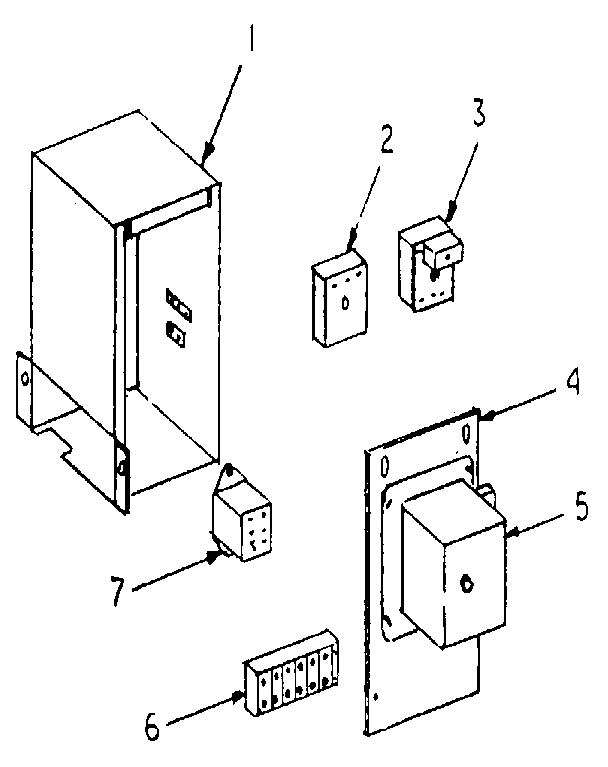 Yukon M-99-70 burner control box assembly (rm 10491) diagram