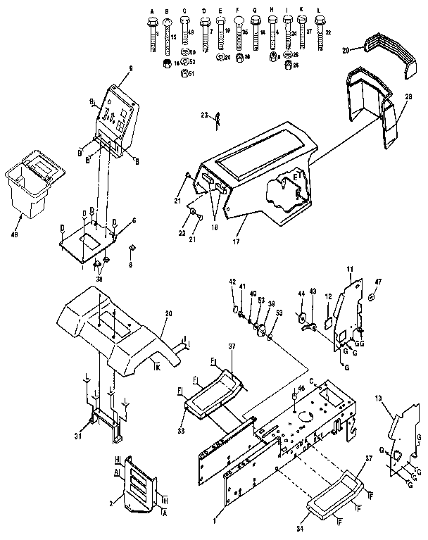 Craftsman 917255250 chassis and enclosures diagram