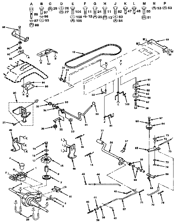 Craftsman 917255250 drive diagram