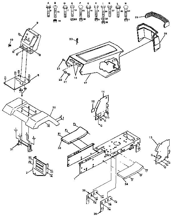 Craftsman 917255561 chassis and enclosures diagram