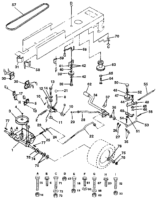 Craftsman 917255561 drive diagram