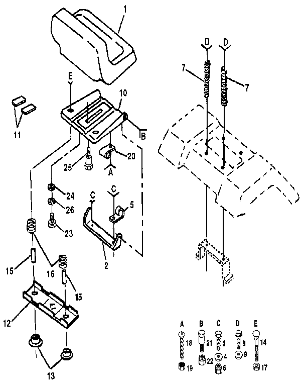 Craftsman 917255561 seat assembly diagram