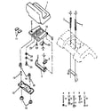 Craftsman 917255561 seat assembly diagram