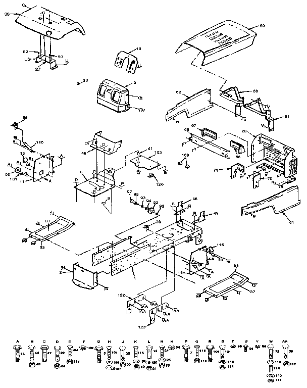 Craftsman 917255691 chassis and enclosures diagram