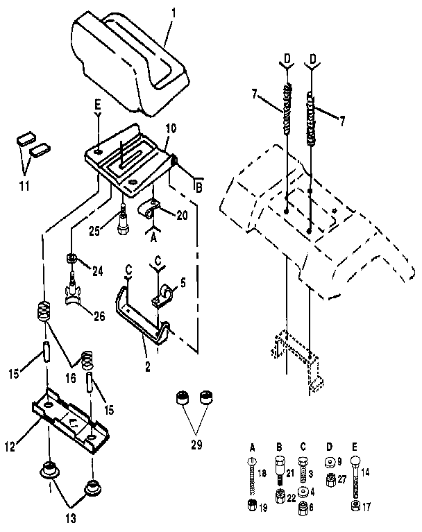 Craftsman 917255691 seat assembly diagram