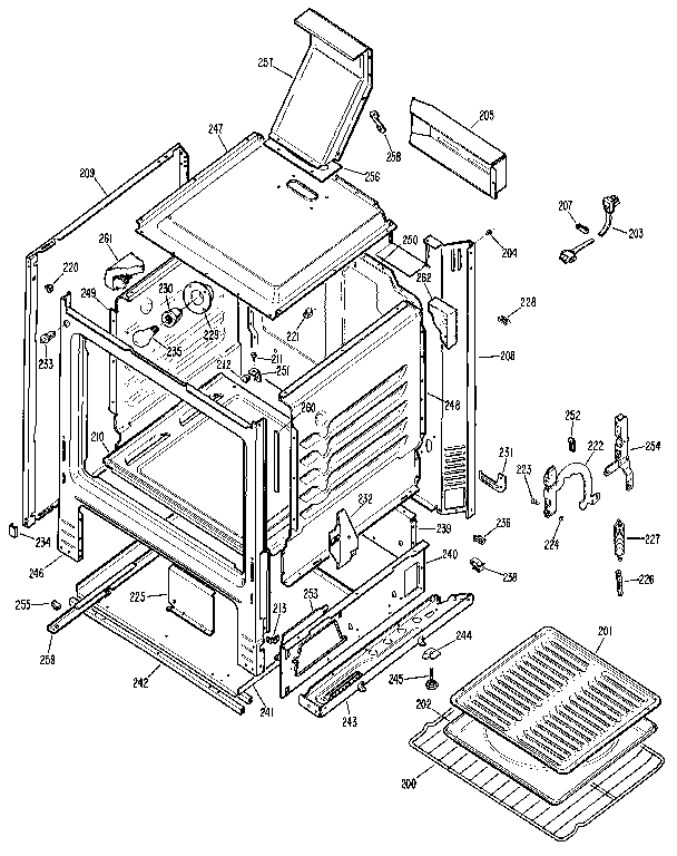 Kenmore 3627131891 cabinet diagram