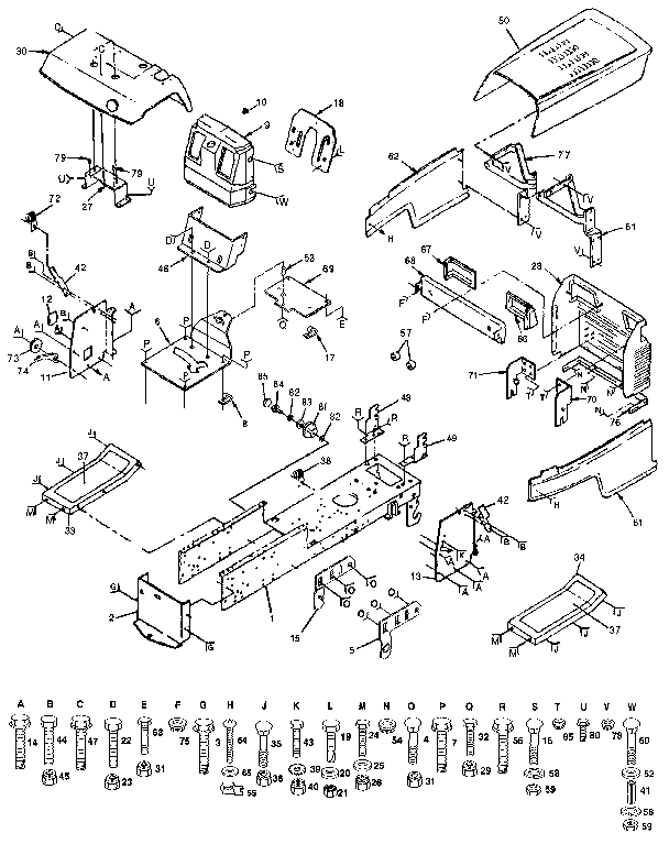 Craftsman 917255692 chassis and enclosures diagram