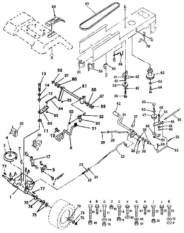 Craftsman 917255692 drive diagram