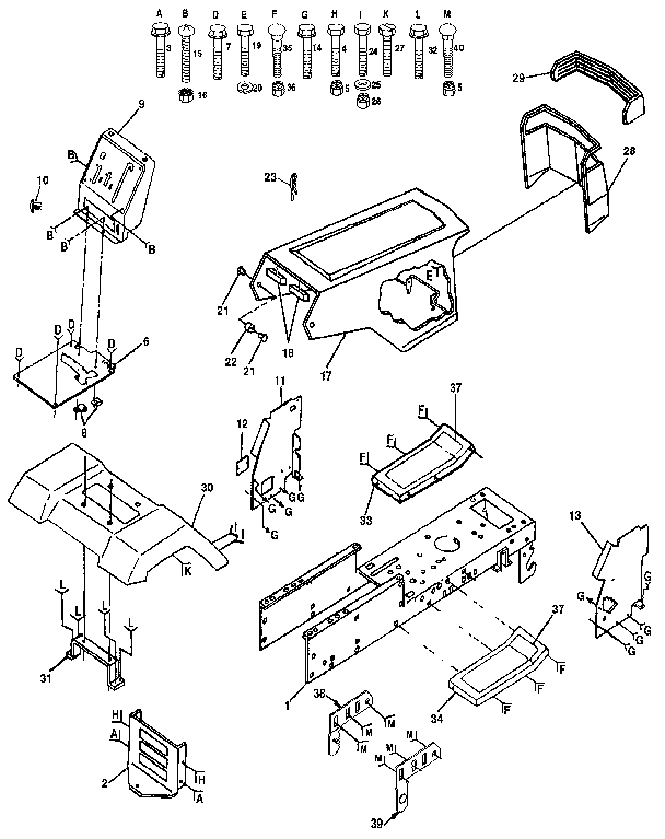 Craftsman 917257281 chassis and enclosures diagram