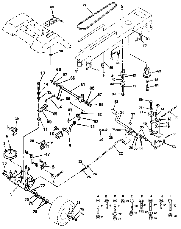 Craftsman 917257281 drive diagram
