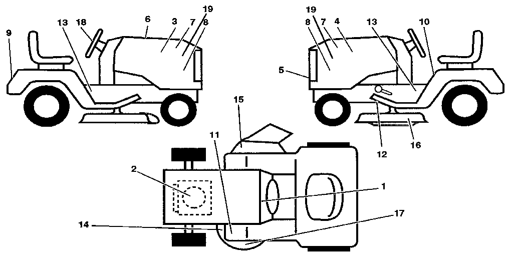 Craftsman 917255591 decals diagram