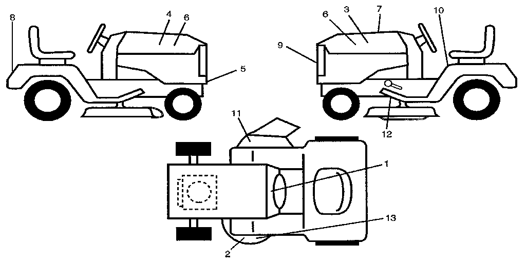 Craftsman 917256820 decals diagram