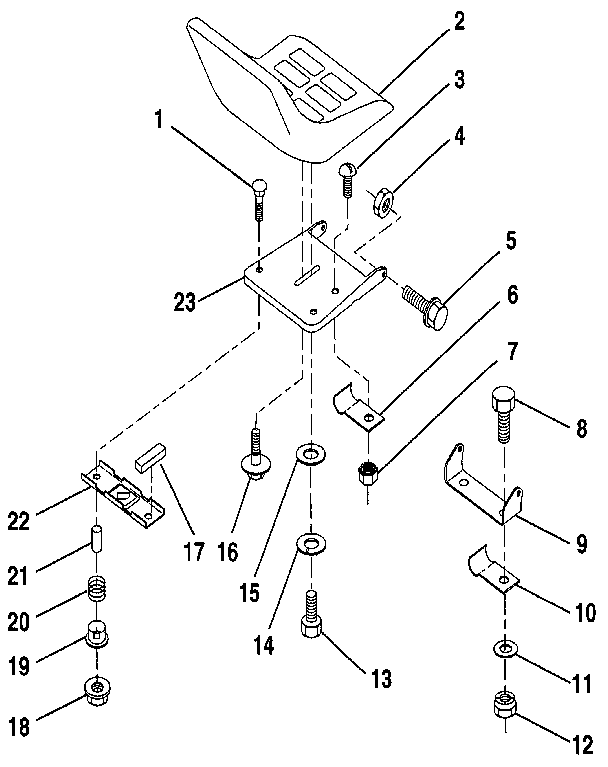 Craftsman 917256820 seat diagram