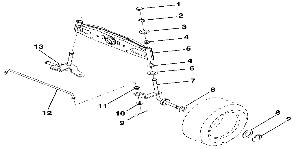 Craftsman 917256820 front axle diagram