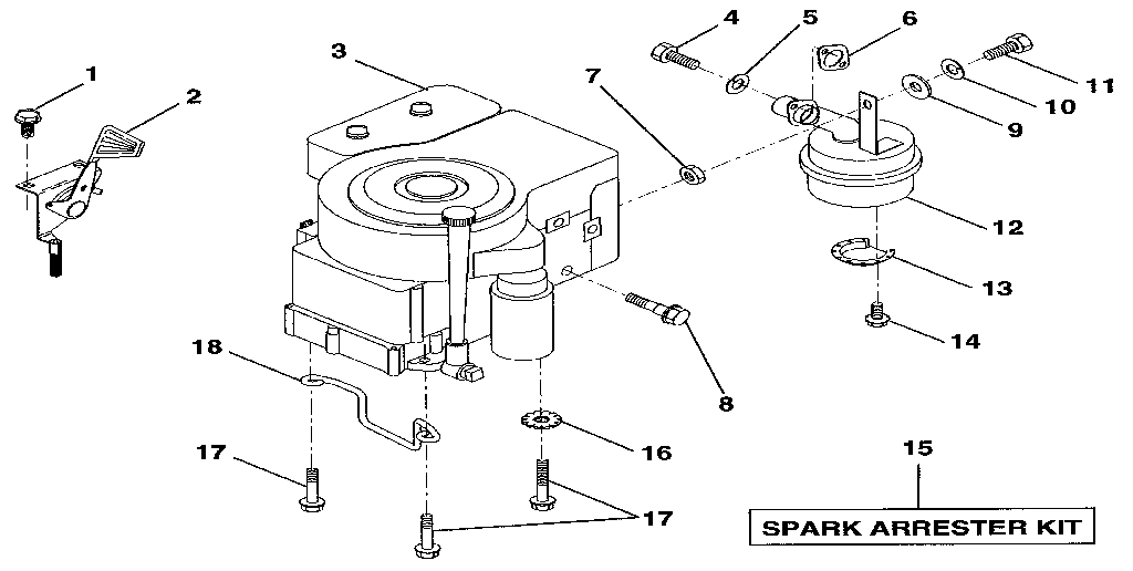 Craftsman 917256820 engine/throttle diagram