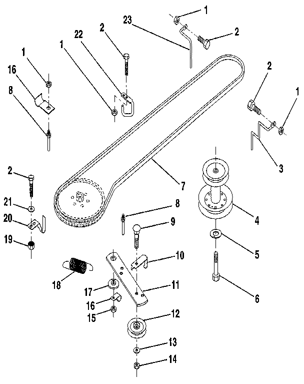 Craftsman 917256820 ground drive diagram