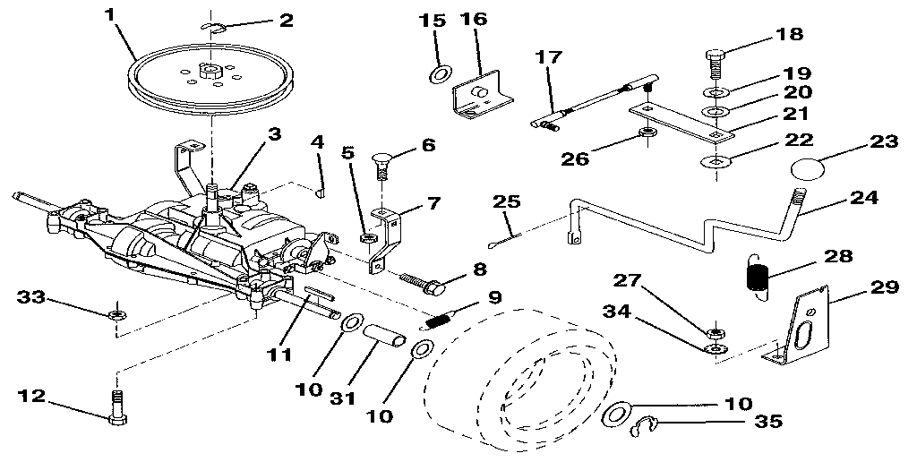 Craftsman 917256820 transaxle diagram