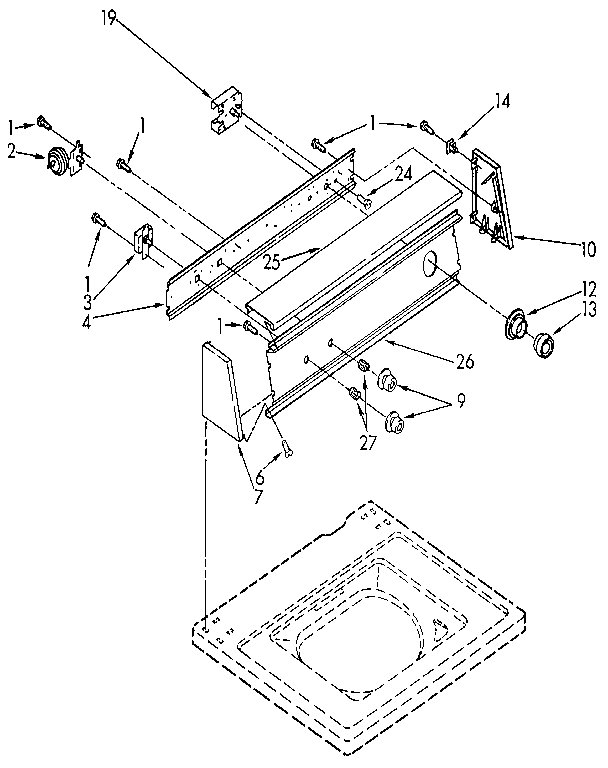 Kenmore 11092260100 control panel diagram