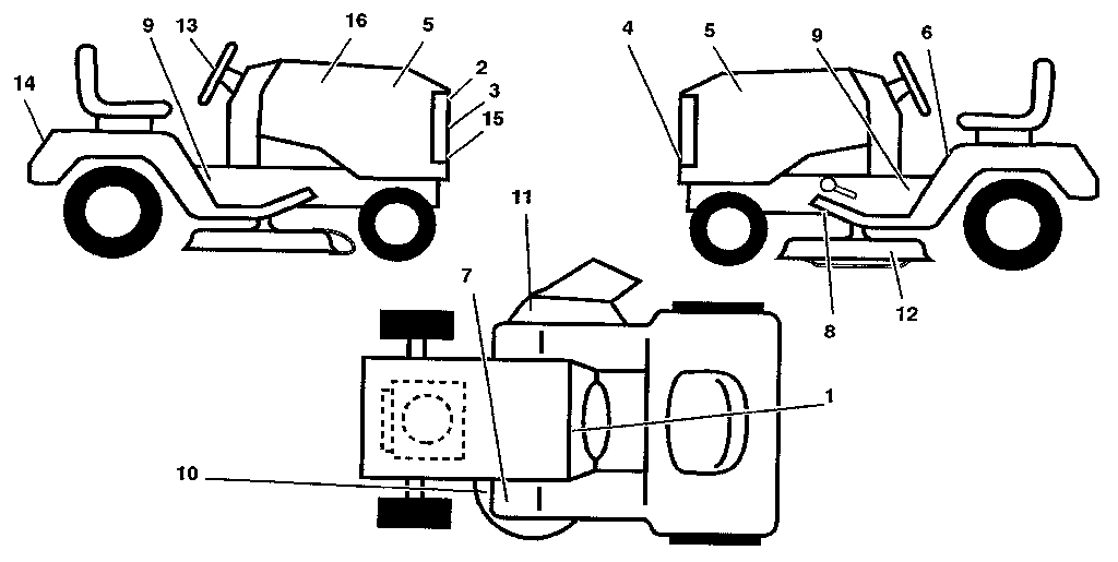 Craftsman 917257211 decals diagram