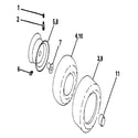 Craftsman 917257211 wheels & tires diagram