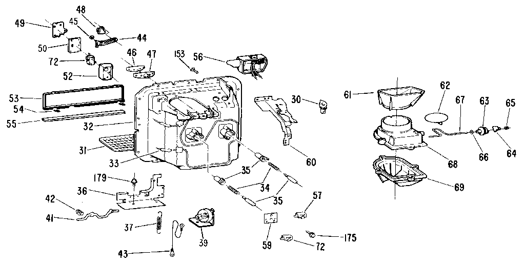 Kenmore 3639527720 dispenser diagram