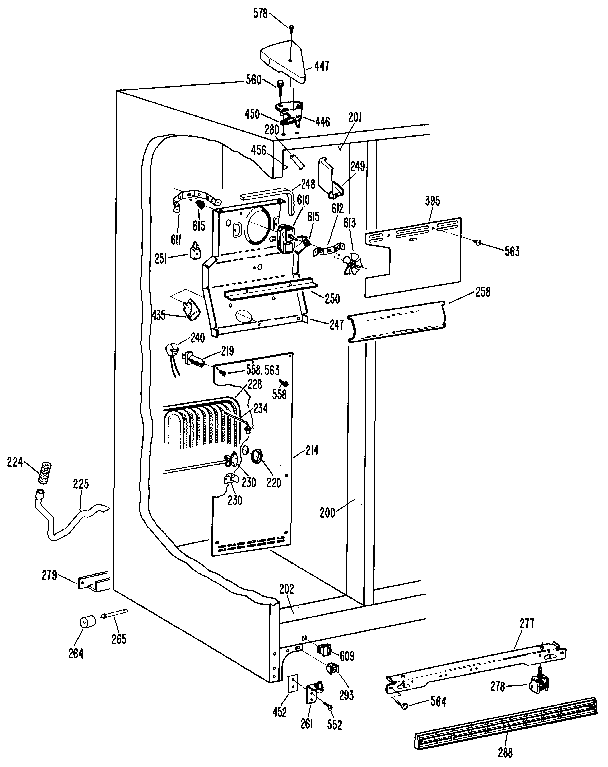 Kenmore 3639527720 freezer diagram