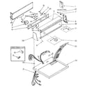 Kenmore 11097264800 top and console diagram