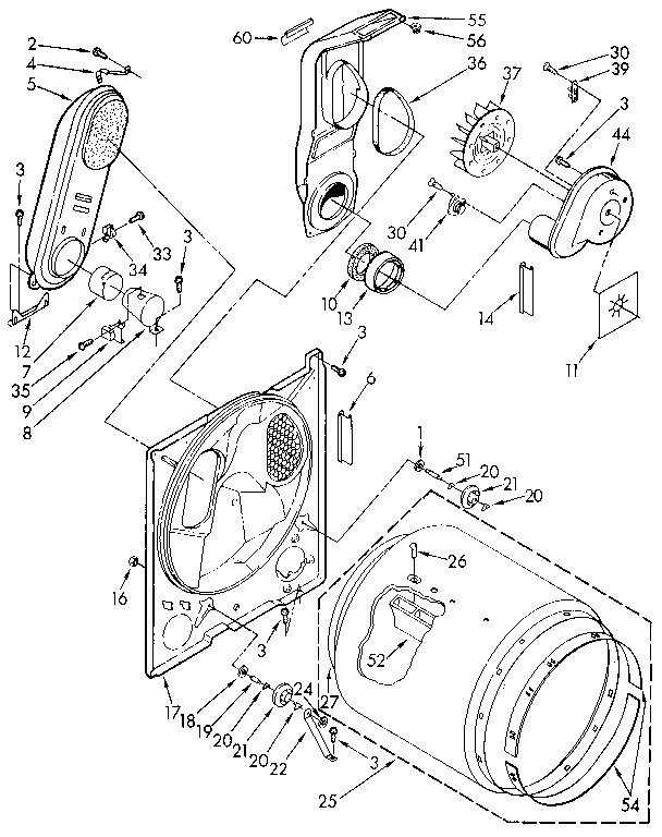 Kenmore 11097264800 bulkhead diagram